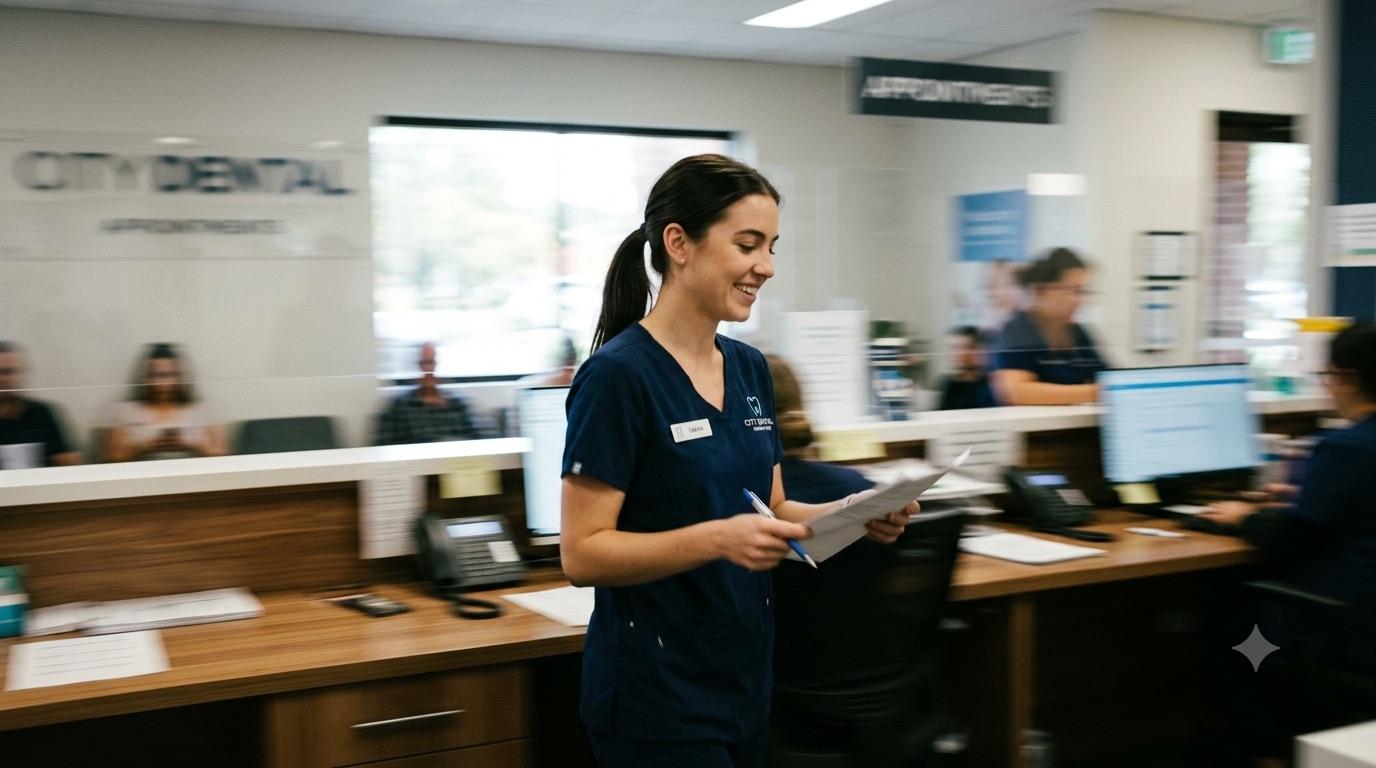 Clinic front desk