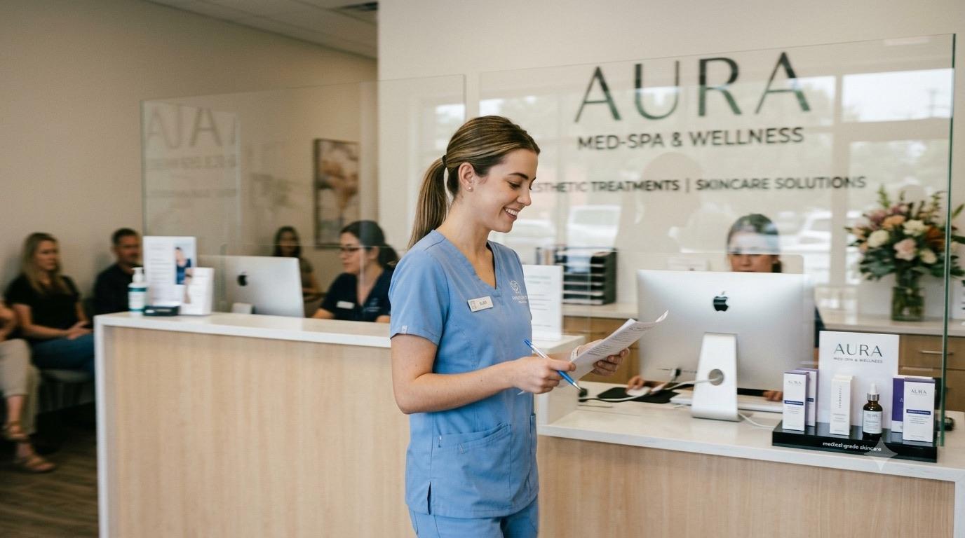 Med spa front desk